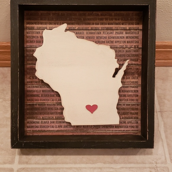 Other Wisconsin Wall Decor Poshmark